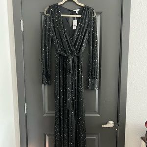 Baltic Born Black Abigail Sparkle Gown